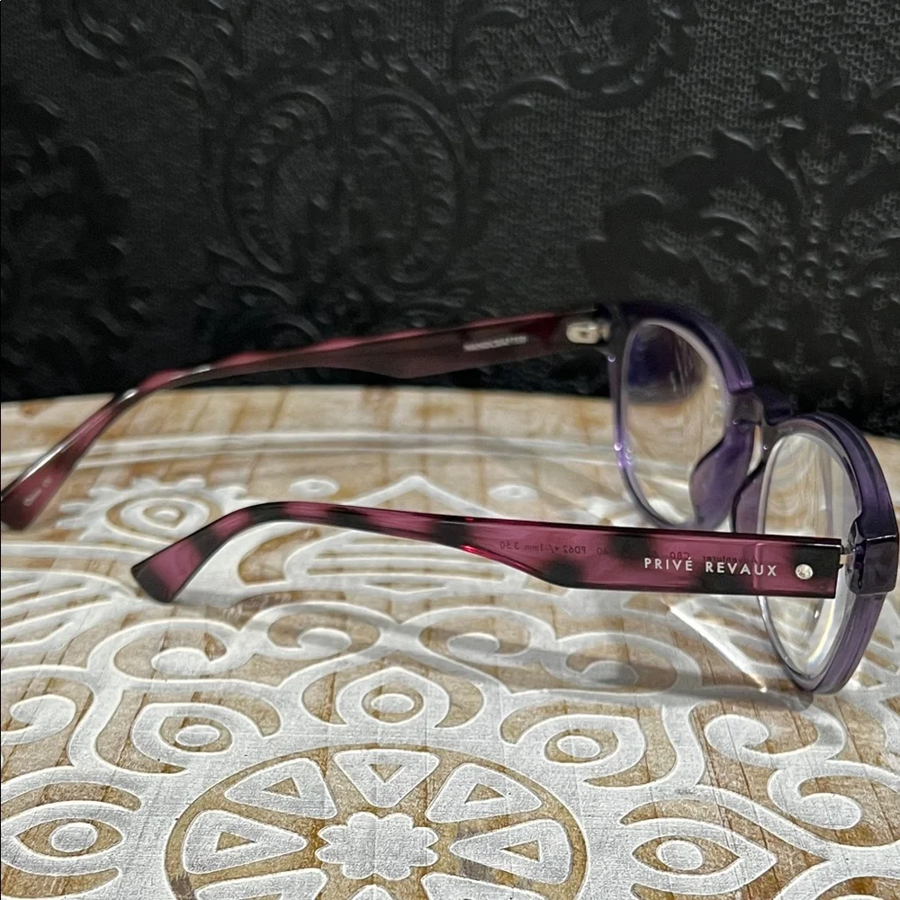 Privé Revaux Adventurer Purple Women's Glasses with Case & COA